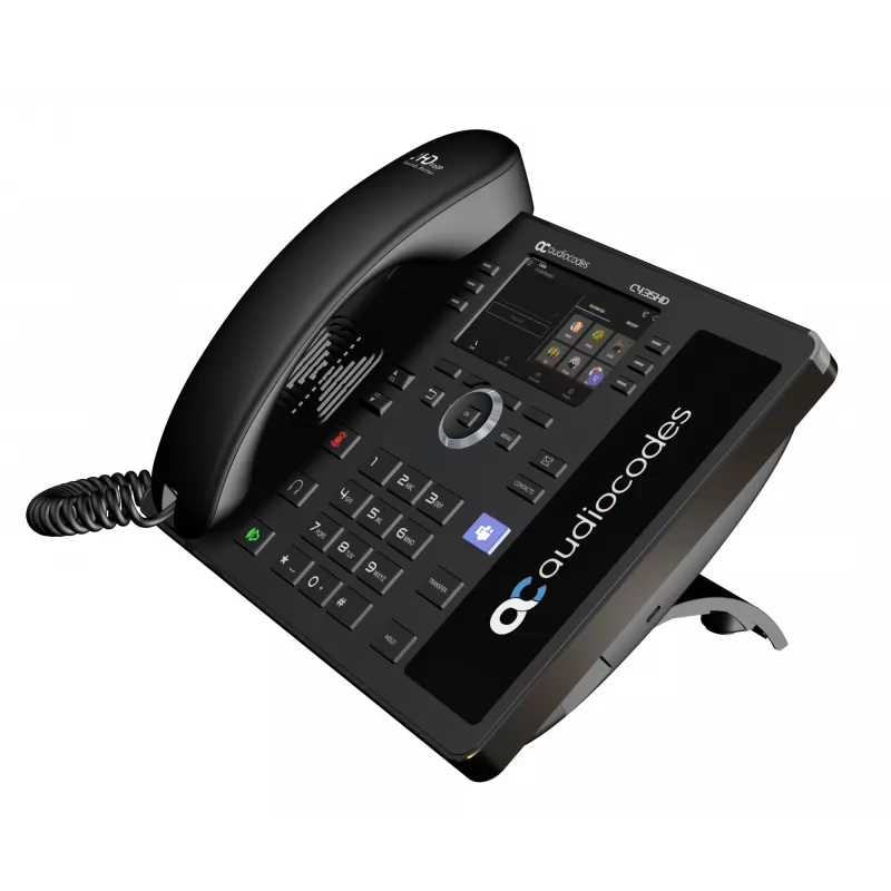 AudioCodes C435HD-R IP tālrunis Teams PoE GbE melns