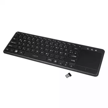 LogiLink ID0188 mājas RF bezvadu tastatūra QWERTZ, melna