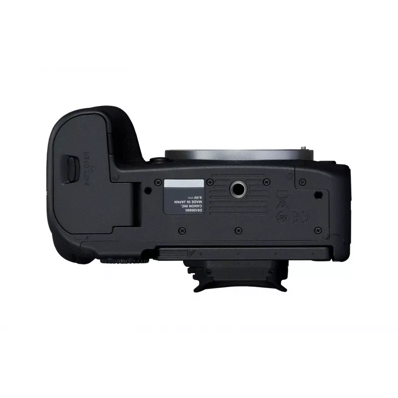 Bezspoguļa kamera Canon EOS R6 Mark II (MILC korpuss) – 24,2 MP, CMOS, 4K video, 3 collu skārienekrāns, Wi‑Fi, 1/8000 s aizvars, 0,588 kg, melna