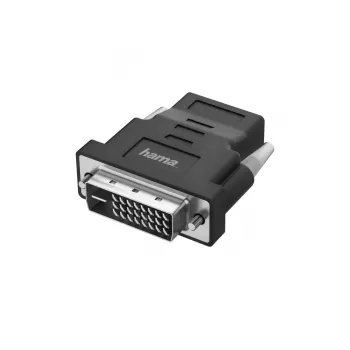 Hama 00200338 savienotāju adapteris DVI-D HDMI Melns