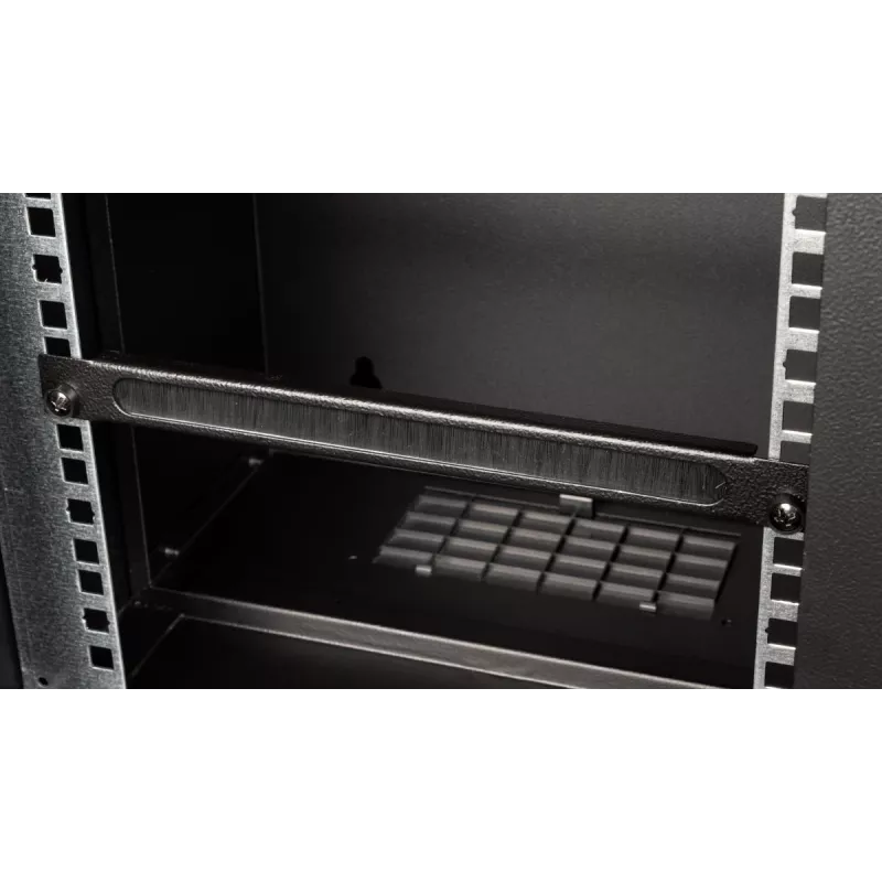 Kabeļu pārvaldības panelis EQUIP EZMB-10-B, metāla, melns, 1U aksesuārs
