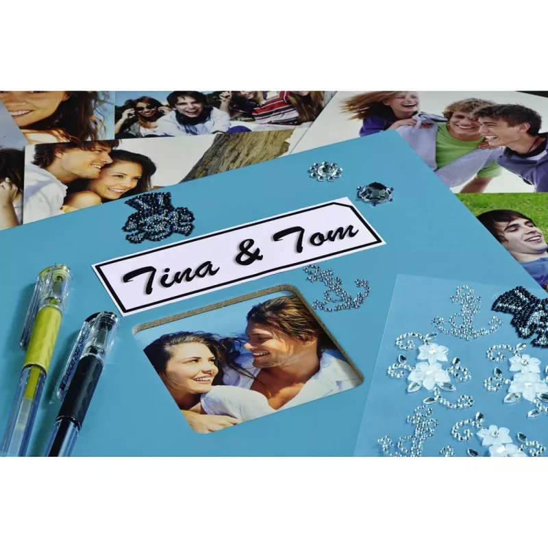 Hama Fine Art fotoalbums Zils 400 loksnes 10 x 15 cm