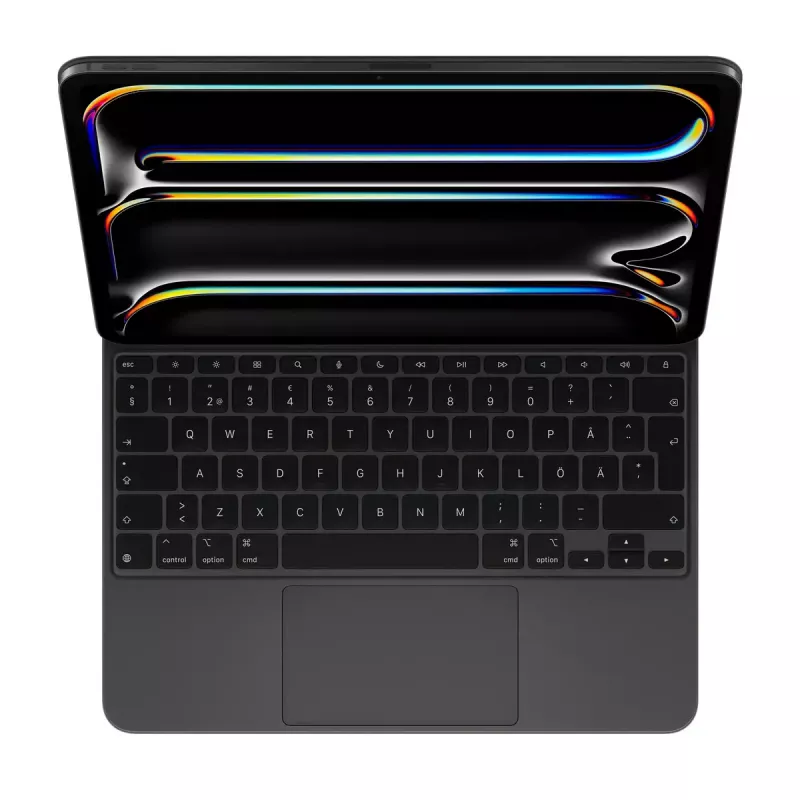 Apple Magic tastatūra iPad Pro 13 collu M4 zviedru melna bezvadu QWERTY