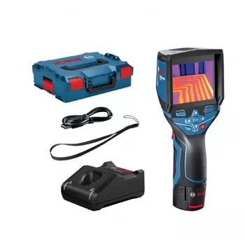 Bosch GTC 400 C Professional Trokšņa ekvivalenta temperatūras starpība (NETD) Melns, zils 2000 mAh 160 x 120 pikseļi Iebūvēts displejs
