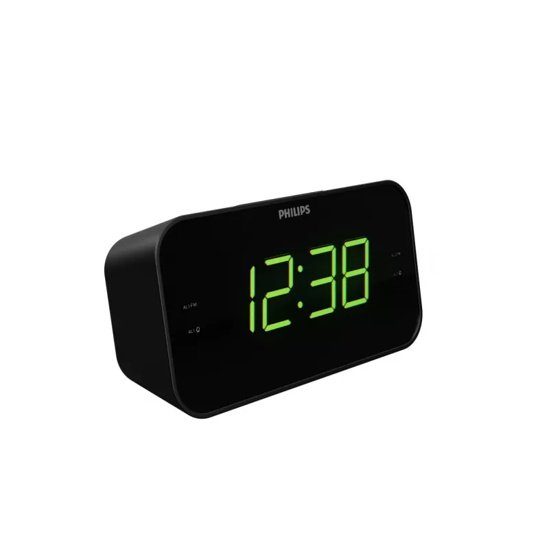 Philips TAR3306/12 modinātājpulkstenis Digitālais modinātājpulkstenis Melns