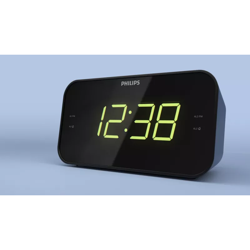 Philips TAR3306/12 modinātājpulkstenis Digitālais modinātājpulkstenis Melns