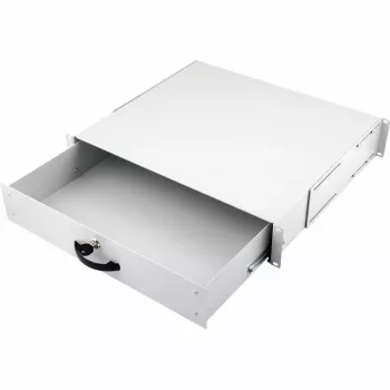 Equip Aizslēdzama Atvilktne 19 inch, 2U, RAL7035 pelēka