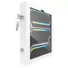 Ritošā ratiņa korpuss iPad Pro 13 collu planšetdatoram — ram mount Apex Rise Freedom Extended, balts, piemērots M4 un M5, ietver 4 atslēgas