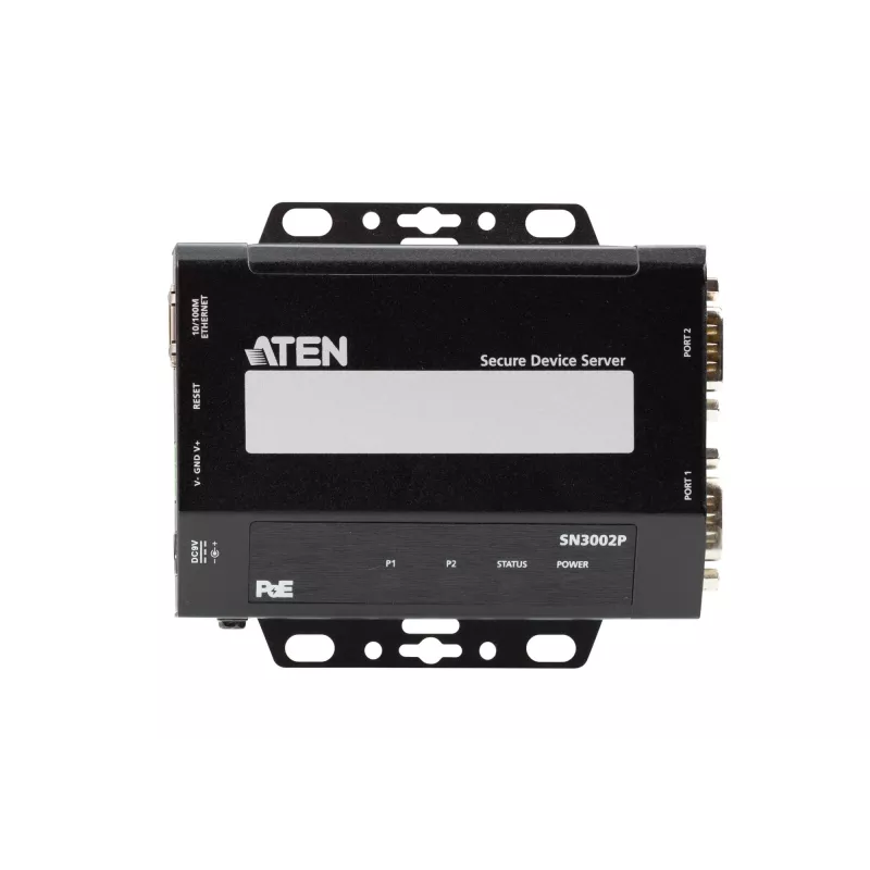 ATEN 2-Portu RS-232 drošs ierīču serveris ar PoE