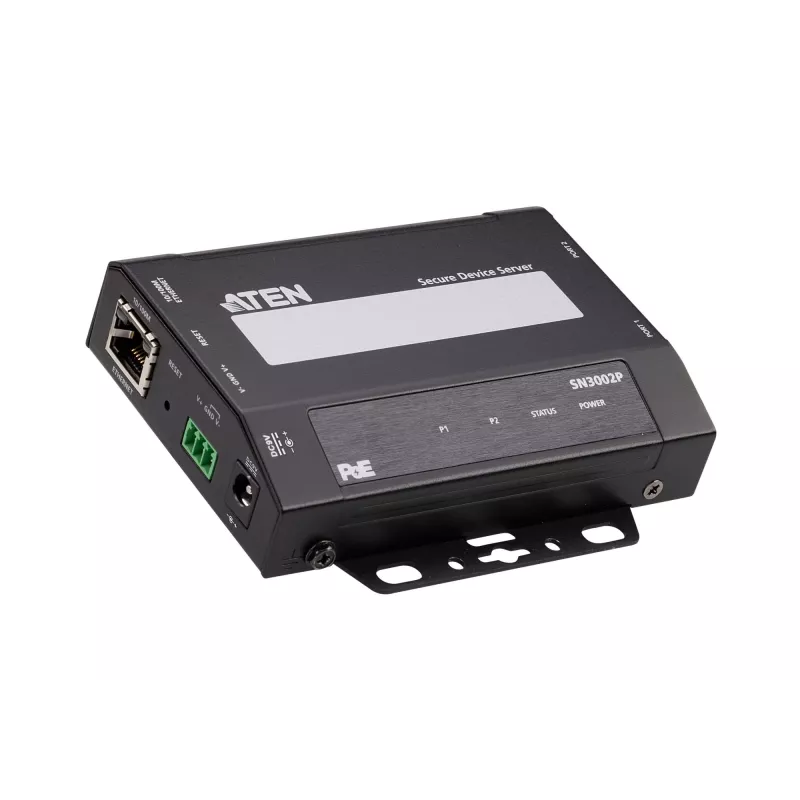 ATEN 2-Portu RS-232 drošs ierīču serveris ar PoE