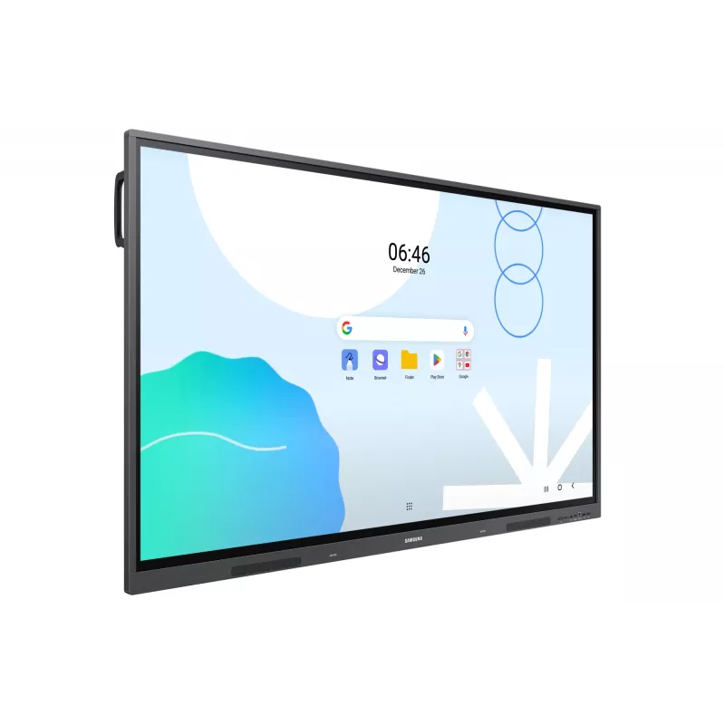 Samsung WA75D interaktīvā tāfele 190.5 cm (75 collas) 3840 x 2160 pikseļi Skārienjūtīgs ekrāns Pelēks