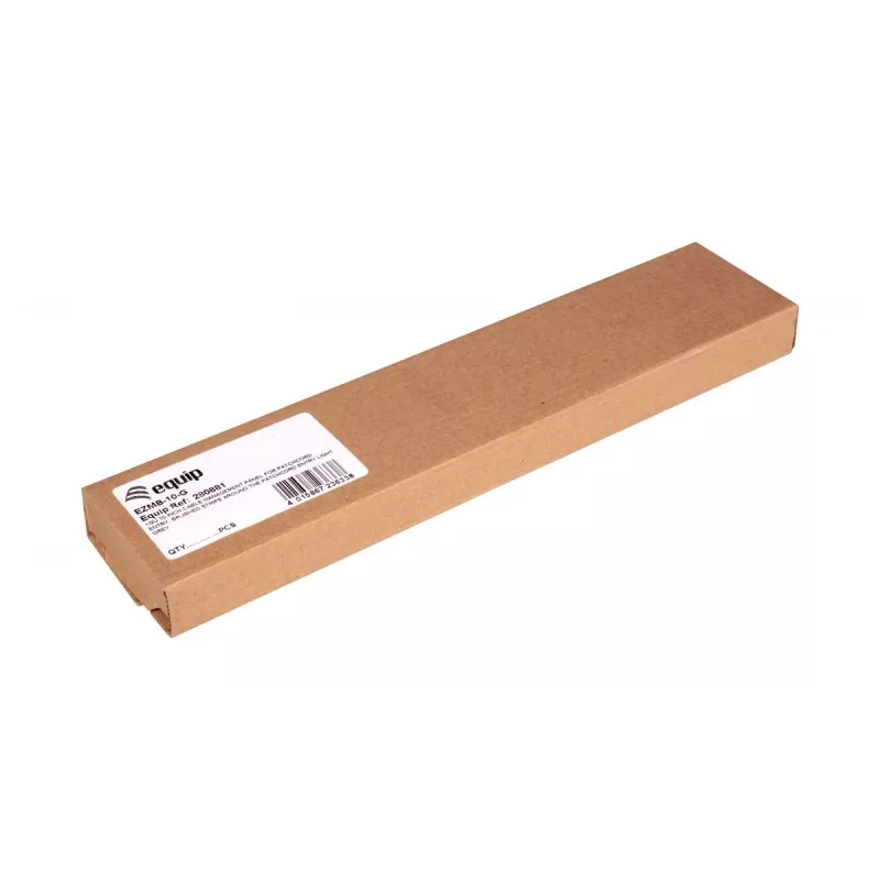 Kabeļu pārvaldības panelis EQUIP EZMB-10-G — metāla, pelēks, 1U, 60 g
