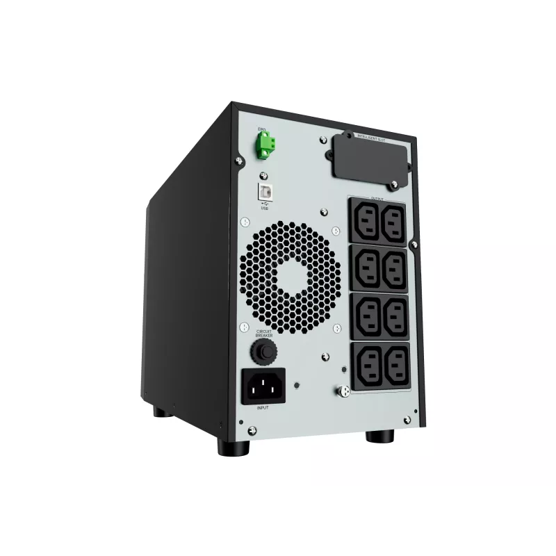 Vertiv Liebert GXE3-1000IMT nepārtrauktās barošanas avots (UPS) Dubultā pārveidošana (tiešsaistē) 1 kVA 900 W 8 maiņstrāvas kontaktligzdas