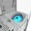 PC Midi Tower korpuss Cougar FV270 — balts, atbalsta ATX/EATX/Micro-ITX, 2×3.5 collu + 2×2.5 collu, 120/140 mm ventilatori