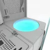 PC Midi Tower korpuss Cougar FV270 — balts, atbalsta ATX/EATX/Micro-ITX, 2×3.5 collu + 2×2.5 collu, 120/140 mm ventilatori