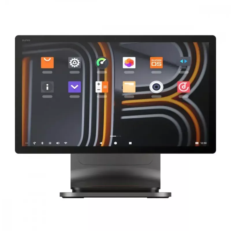 Atdalīts monitors SUNMI 15,6 collas T3/T3 80mm — 15,6 collu klientu displejs POS sistēmām ar 80mm printera saderību