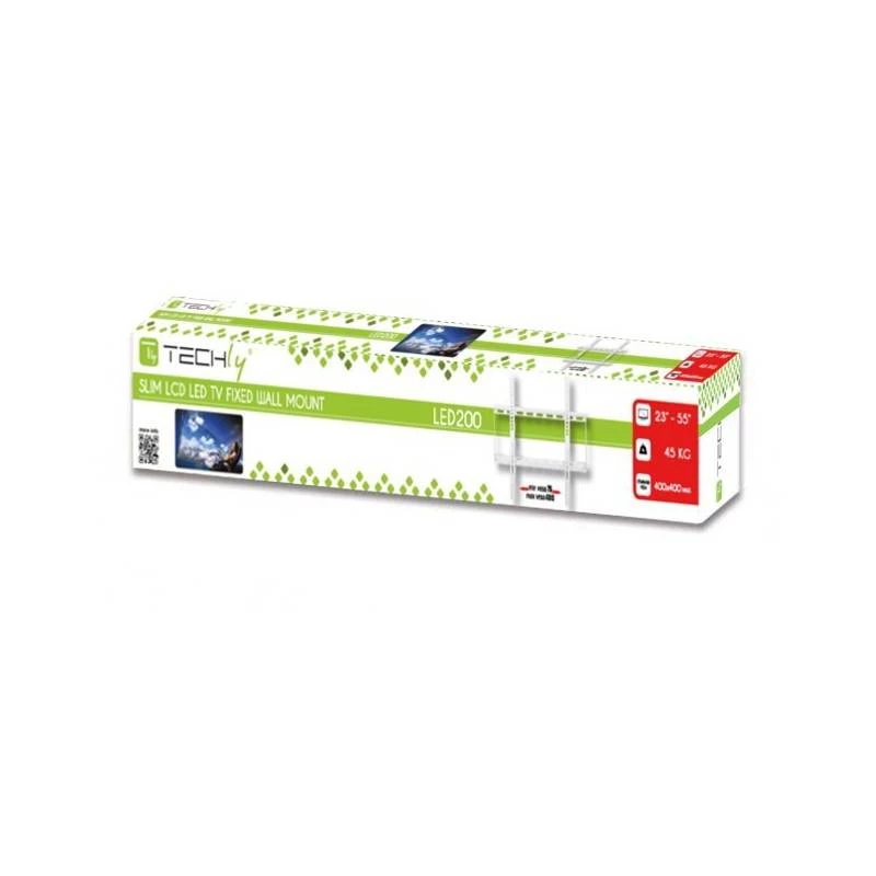 Techly ICA-PLB-162MW TV stiprinājums/statīvs 139,7 cm (55 collas) Balts