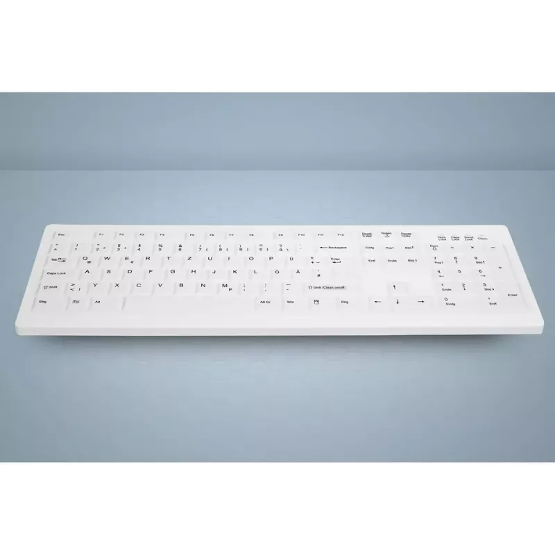 Contour Design Active Key AK-C8100FA-UVS-W/GE tastatūra Medicīnas USB QWERTY UK angļu valoda Balta