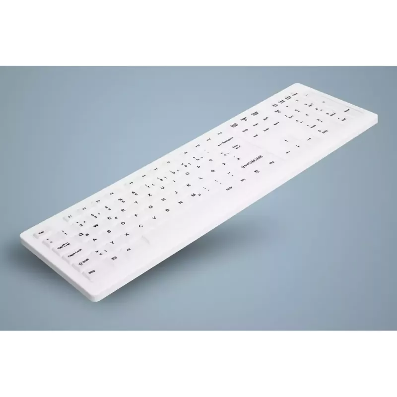 Contour Design Active Key AK-C8100FA-UVS-W/GE tastatūra Medicīnas USB QWERTY UK angļu valoda Balta