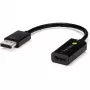 Techly IADAP DP-HDMIF8K video kabeļa adapteris 0,2 m DisplayPort HDMI Type A (Standard) Melns