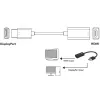 Techly IADAP DP-HDMIF8K video kabeļa adapteris 0,2 m DisplayPort HDMI Type A (Standard) Melns