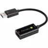 Techly IADAP DP-HDMIF8K video kabeļa adapteris 0,2 m DisplayPort HDMI Type A (Standard) Melns