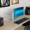 Ergotron HX Series HX ROKA AR ĪPAŠI IZTURĪGU EŅĢES SIENAS STIPRINĀJUMU, BALTA, 1000R 57 collu MONITORIEM