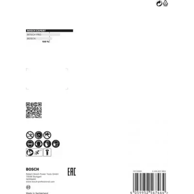Bosch 2 608 901 189 rotējošā instrumenta slīpēšanas/slīpēšanas piederums Plastmasa, Koks Griešanas disks