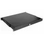 Atvilktņu bloks Equip EZD-1-B Aizslēdzama atvilktne 19 inch 1U Melna