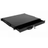 Atvilktņu bloks Equip EZD-1-B Aizslēdzama atvilktne 19 inch 1U Melna