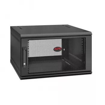 APC NetShelter WX AR106SH6, 6U, 19 collu plāksteru skapis, sienas stiprinājums, iepriekš salikts, 600 mm dziļš