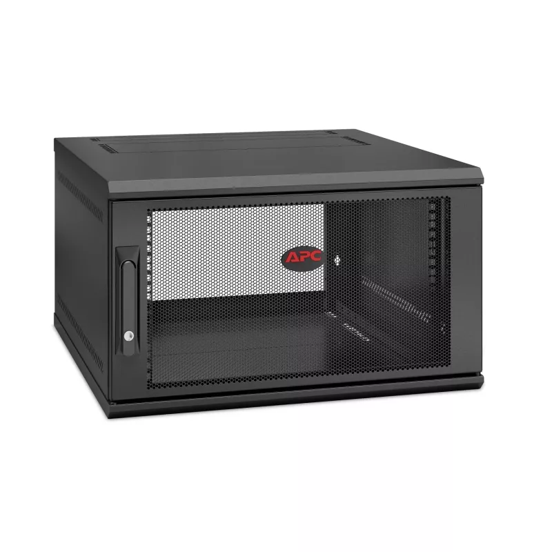 APC NetShelter WX AR106SH6, 6U, 19 collu plāksteru skapis, sienas stiprinājums, iepriekš salikts, 600 mm dziļš