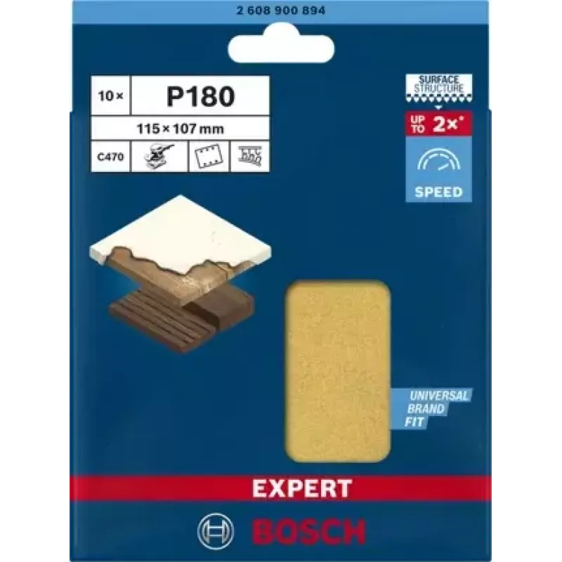 Bosch 2 608 900 894 rotējošā instrumenta slīpēšanas/apgādes piederums Koks Slīploksne
