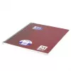 Rakstāmpiezīmju grāmatiņa Oxford 100050355 A4 80 loksnes bordo