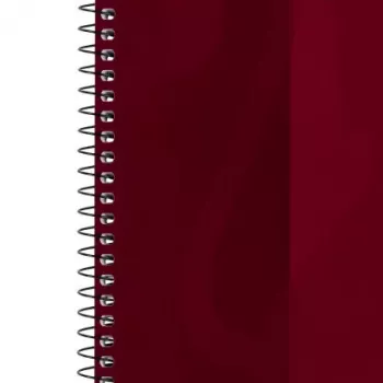 Rakstāmpiezīmju grāmatiņa Oxford 100050355 A4 80 loksnes bordo