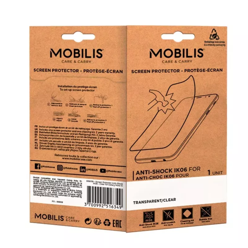 Ekrāna aizsargplēve Zebra TC21/26 Mobilis 036207