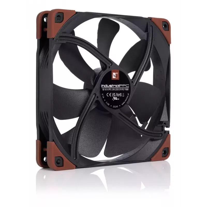 Ventilators Noctua NF-A14 14 cm 500-2000 RPM Melns Brūns