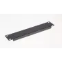 Tukšais panelis EQUIP EZBP-10-B — metāls, melns, 1U, 123 g