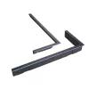 RGB apgaismojuma uzlabošanas komplekts ASUS TUF GAMING GT502 Horizon — ARGB 3-pin, 5 V, 1.44 A, magnētisks stiprinājums, saderīgs ar Midi Tower korpusiem, melns