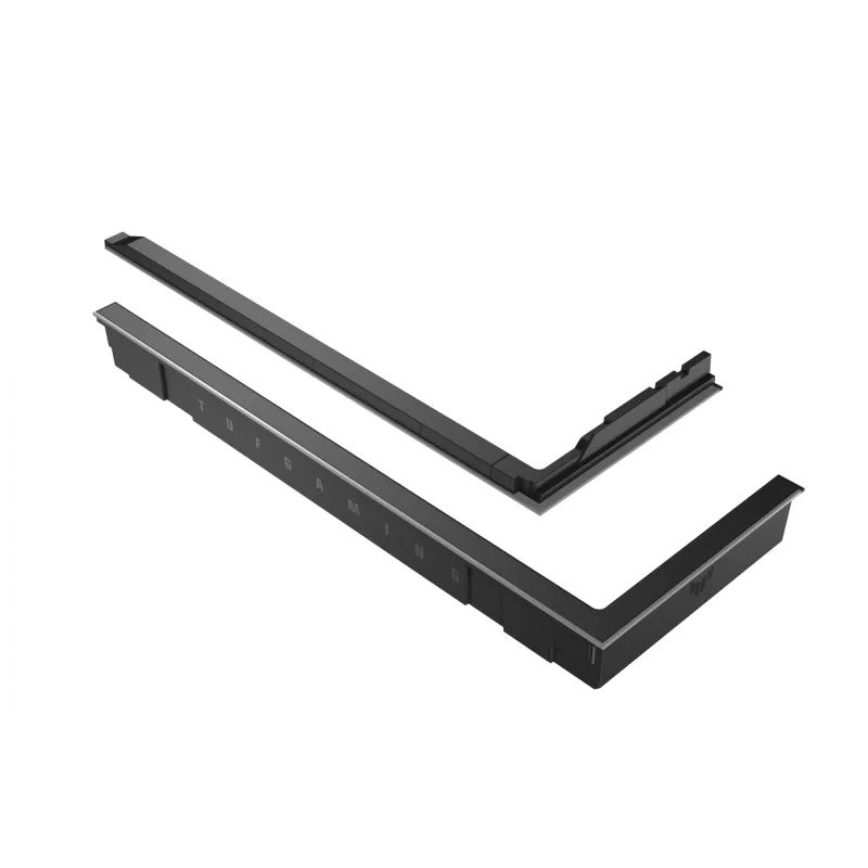 RGB apgaismojuma uzlabošanas komplekts ASUS TUF GAMING GT502 Horizon — ARGB 3-pin, 5 V, 1.44 A, magnētisks stiprinājums, saderīgs ar Midi Tower korpusiem, melns