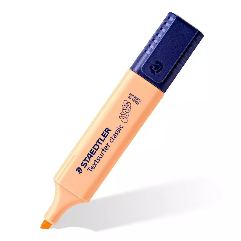 Markieris Staedtler 364 C 10 gab. Kaltveida uzgalis Melns Brūns Gaiši zils Gaiši pelēks Laima Mint Piparmētra Persiku Rozā Violets Dzeltens