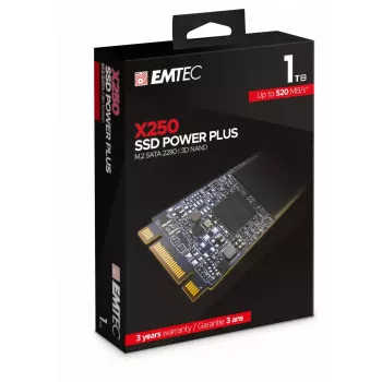 SSD disks Emtec 1 TB M.2 Serial ATA III X250