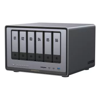 Ugreen DXP6800 Pro NAS Desktop Intel® Core™ i5 8 GB DDR5 pelēka, melna