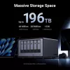 Ugreen DXP6800 Pro NAS Desktop Intel® Core™ i5 8 GB DDR5 pelēka, melna