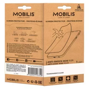 Mobilis EDA52 ekrāna aizsargs, 0,33 mm biezs