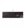 CHERRY KC 6000 plāns tastatūra universāla USB AZERTY belģu melna