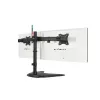 Kensington SmartFit Ergo brīvi stāvošs divu monitoru statīvs, brīvi stāvošs, 20 kg, 68,6 cm (27 collas), 100 x 100 mm, augstuma regulēšana, melns
