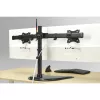 Kensington SmartFit Ergo brīvi stāvošs divu monitoru statīvs, brīvi stāvošs, 20 kg, 68,6 cm (27 collas), 100 x 100 mm, augstuma regulēšana, melns