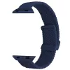 Watch strap Apple PURO PUAW44LOOPDKBLUE Fabric 220 mm