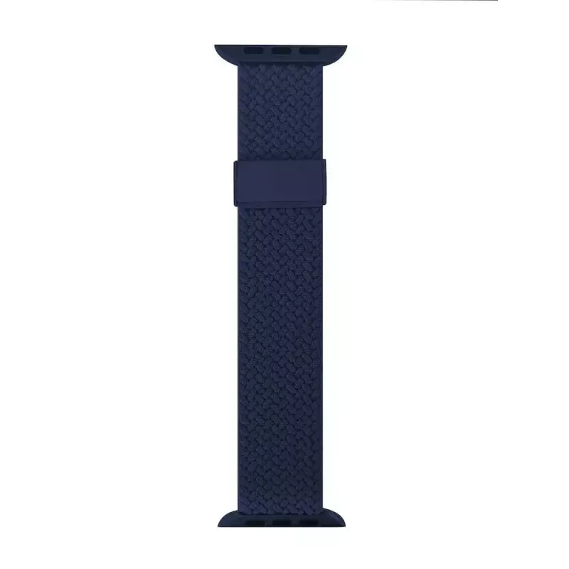 Watch strap Apple PURO PUAW44LOOPDKBLUE Fabric 220 mm